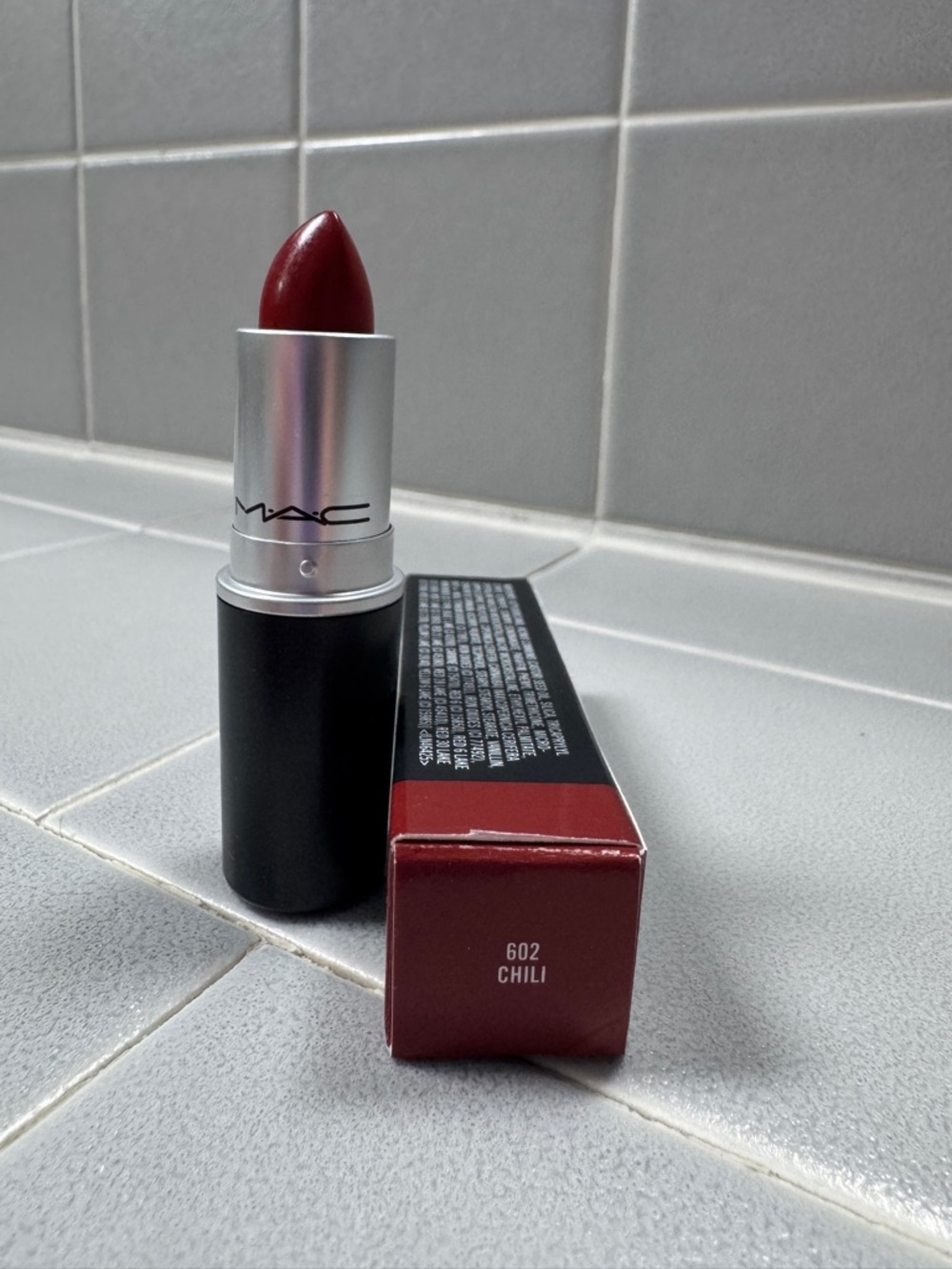 MAC Cosmetics Chili 602 Lipstick - Rich Chili Red